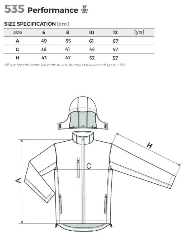 535 size